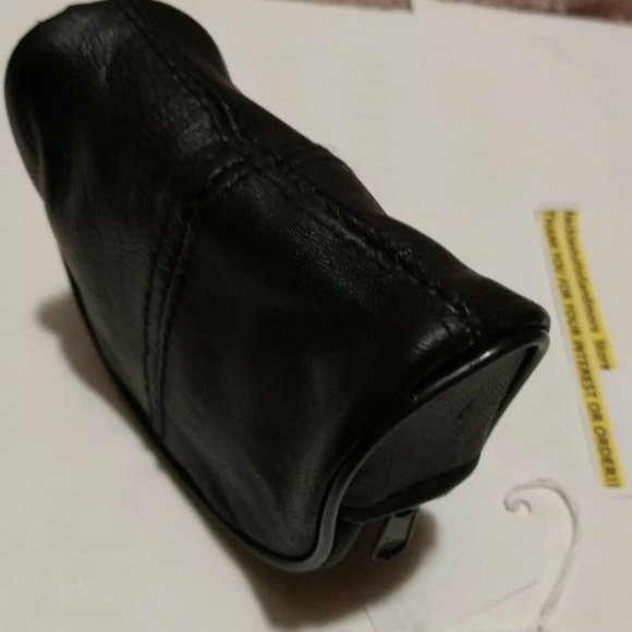 🩸SALE $8 🩸Leather Change Purse Black W Key Ring New - Picture 5 of 8
